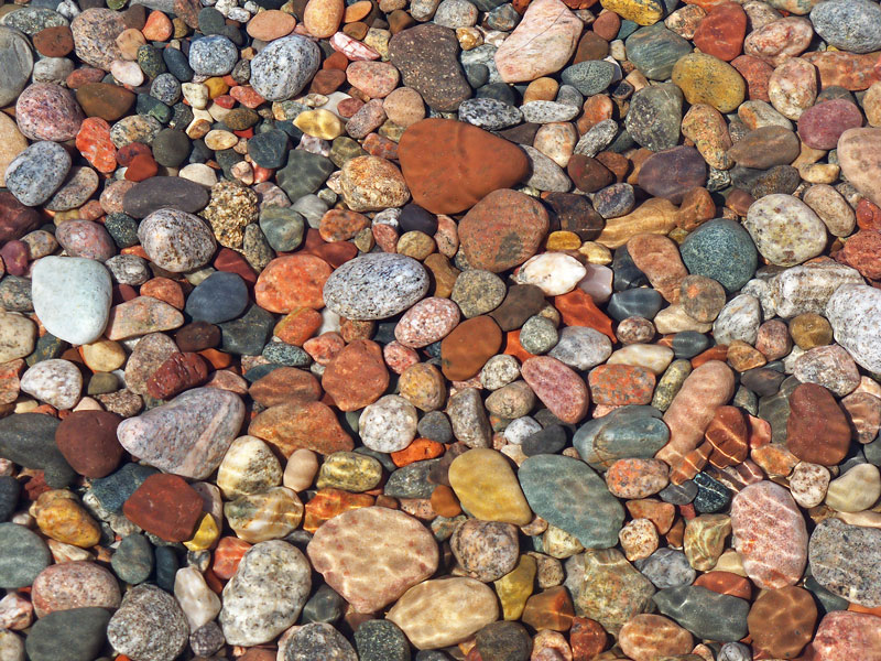 rock at the mouth of the sable river